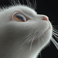 close up of a cat