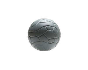Fototapeta premium Sleek Grey Medicine Ball, A Versatile Fitness Tool for Strength Training and Rehabilitation, Emphasizing Core Stability and Balance with a Distinct Texture and Design