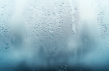 Light blue and gray gradient background with frosted glass texture