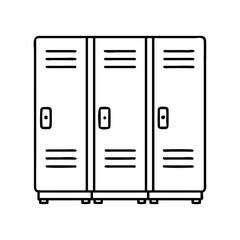 school locker icon, school locker vector illustration-simple illustration of school locker, perfect for school locker logos and icons