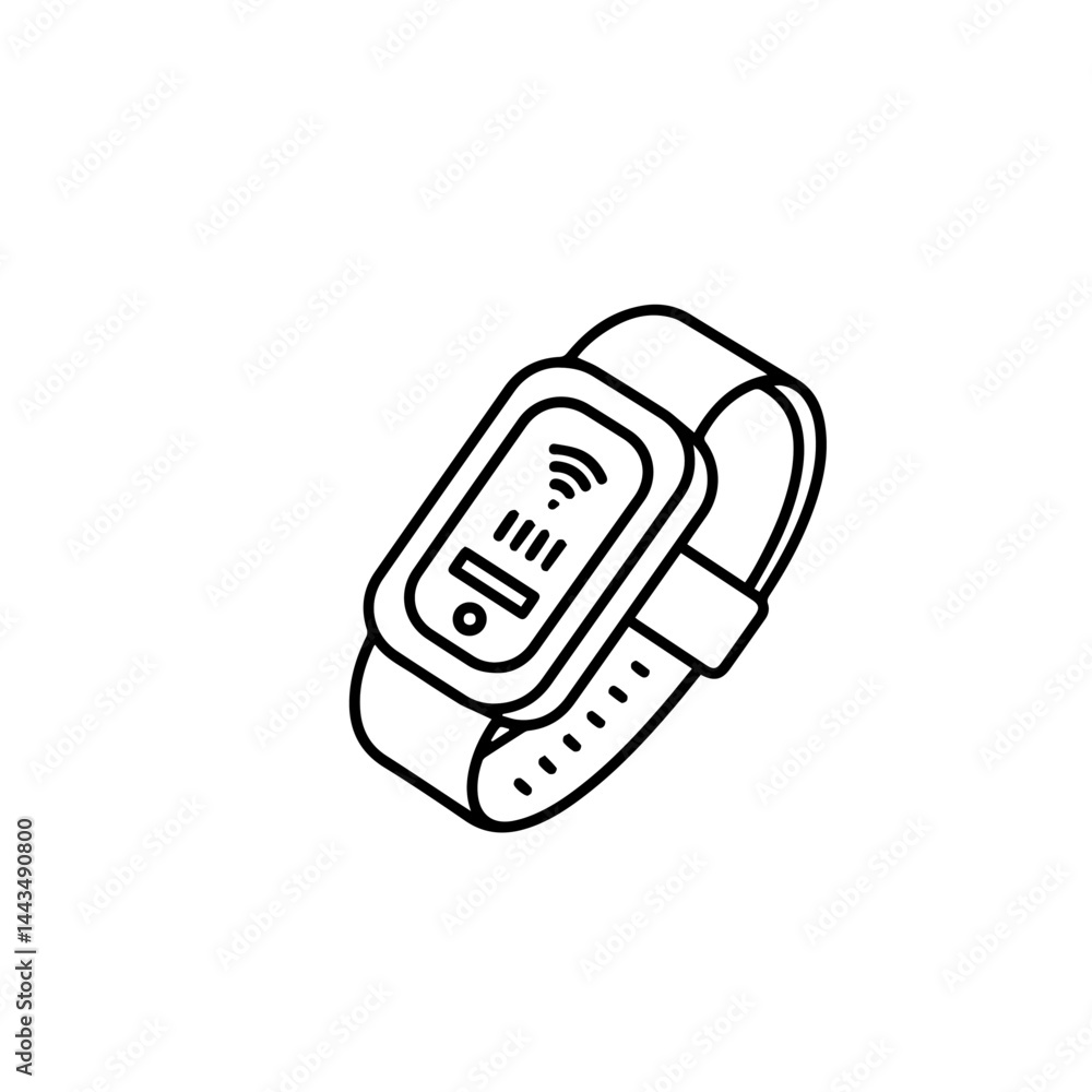 Poster health monitoring watch with display and connectivity features