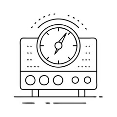 speed clock icon, speed clock vector illustration-simple illustration of speed clock, perfect for speed clock logos and icons