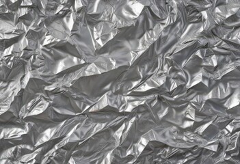 Crumpled silver foil, metallic texture, shiny backdrop,  silver-toned,  metallic backdrop,  metal