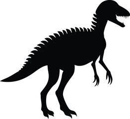 dinosaur skeleton silhouette art