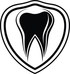dental logo silhouette