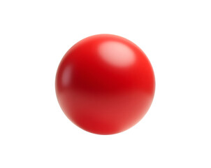 Vibrant Red Rubber Ball Suspended in Mid-Air, A Playful Study of Light and Texture, Capturing the Essence of Simple Joy and Childhood Wonderment with a Modern Twist
