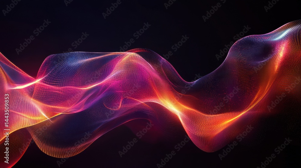 Poster digital background perfect for tech processes, neural networks, artificial intelligence, data transf