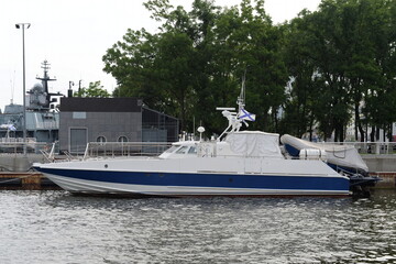 Patrol boat of project 12150 "Mongoose" at the pier in Vladivostok © b201735