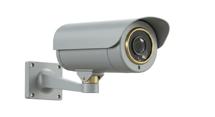Isolated Security Camera with Gray Casing