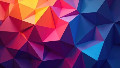 Obraz premium Abstract geometric shapes, interwoven seamlessly , bold, modern, abstract