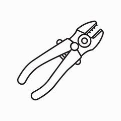 Manual Wire Stripper White background