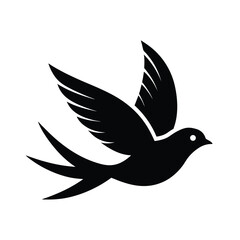 Obraz premium Perched Bird and Branch Vector Art