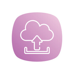 Upload Icon vector stock illustration