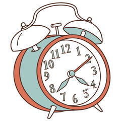 alarm clock vector illustration