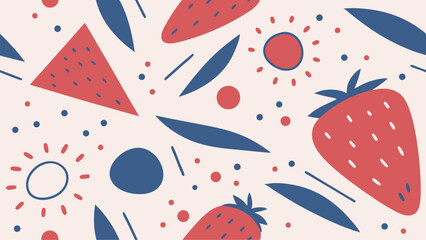 seamless pattern with flowers and butterflies