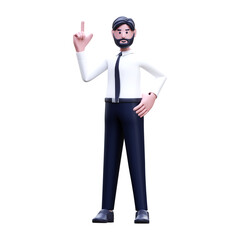 Businessman Has an Idea 3d Illustrations
