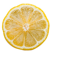 Orange slice isolated on transparent background