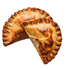 Crispy samosa pastry isolated on transparent background