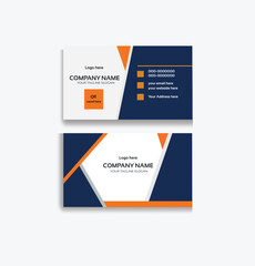 Corporate modern business card template