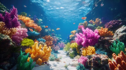 Obraz premium coral reef with fish