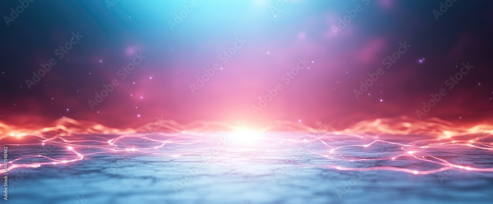 Poster abstract energy flow background design with light and colors