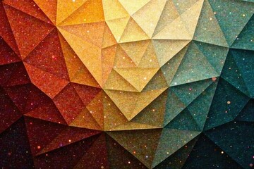 Fototapeta premium Geometric tapestry, muted earth tones, subtle sheen, design, seamless pattern