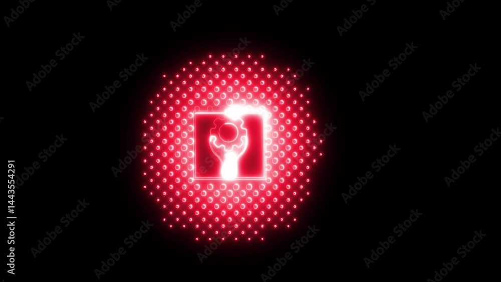 Poster dot blue wave light screen gradient texture background. abstract technology big data digital backgro
