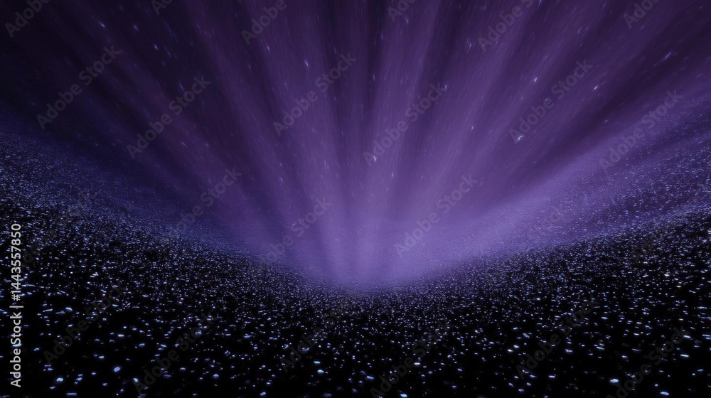 Poster abstract background with a dark purple color. the background is filled with small white dots that ap