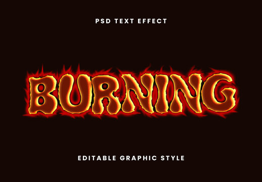 Yellow And Orange Flaming Font Burning Fire Text Effect