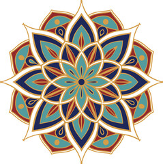 abstract flower pattern