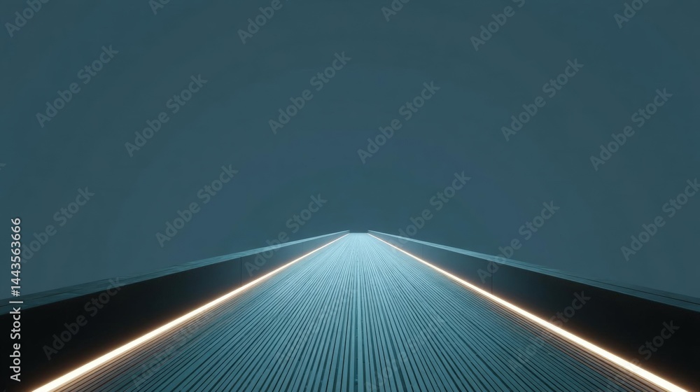 Poster photograph of a tall, modern building with a triangular shape. the building appears to be made of gl