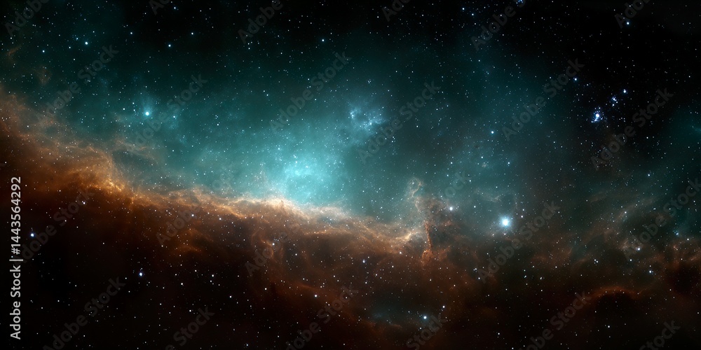 Wall mural vibrant nebula swirls cosmic cloudscape deep space wonders celestial artwork colorful universe galac