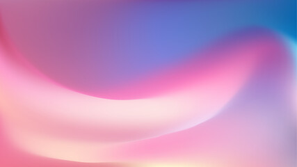 Light pink gradient iridescent background. Rainbow colored