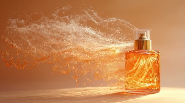 Amber Elixir: A Luxurious Perfume Visual