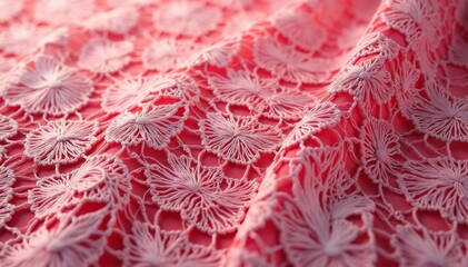 Geometric lace fabric, repeating motif, close-up , crochet, motif, background