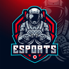 Astronaut Esports Gaming Logo