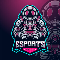 Esports Team Astronaut Gaming Logo