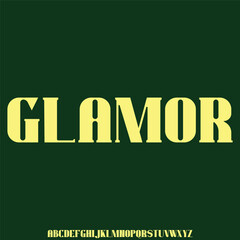 Elegant luxury minimalist serif font vector