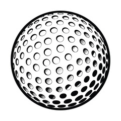 golf ball vector