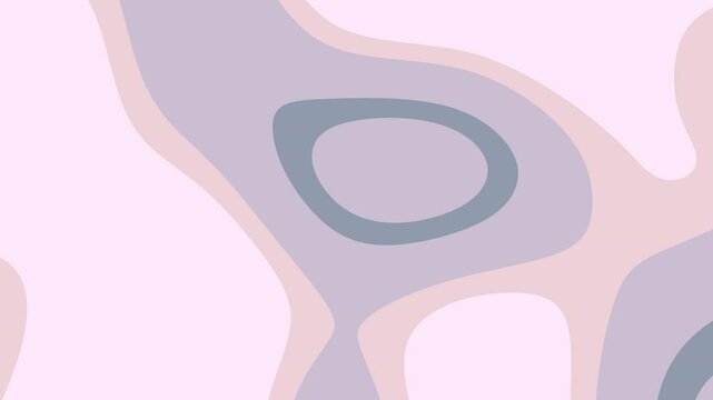 Abstract Pastel Pink And Grey Shapes In Motion