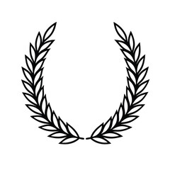 golden laurel wreath