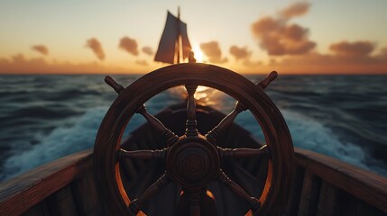 Historic ship crosses dramatic sea images