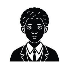 black man face