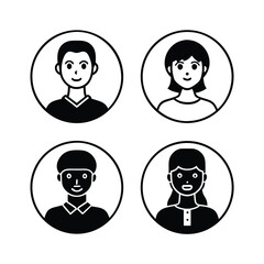 people icon set