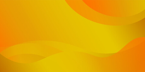 Liquid color background design. Orange elements with fluid gradient. Dynamic shapes composition. Vector illustration