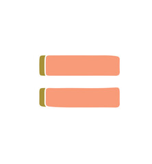 vector illustration of an equal sign