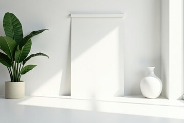 Clean minimalist white backdrop, perfect for product display, photography, blank, commercial