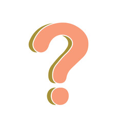 vector illustration of a question mark