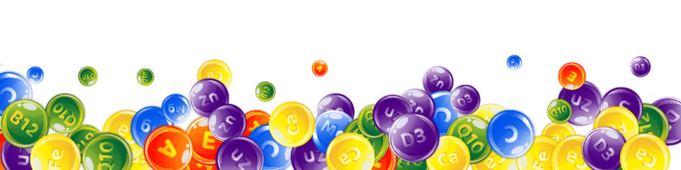 Vitamins and minerals complex. Multivitamins