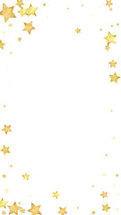 Magic stars vector overlay.  Gold stars scattered